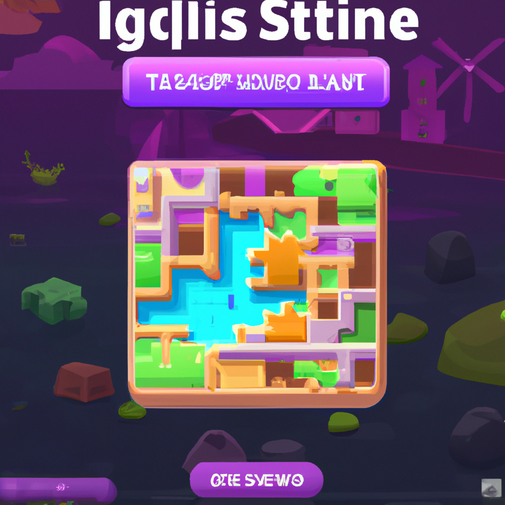 screenshot: puzzle island